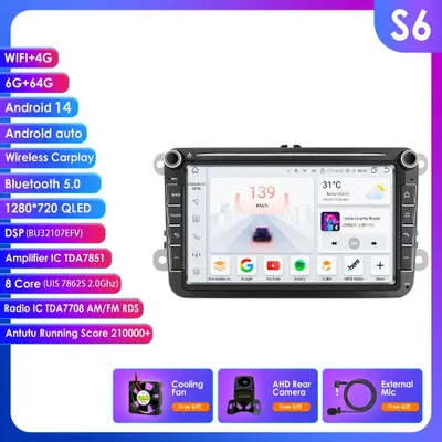 Produktbild von Multimedia-Autoradio – Autoradio – Auto-Stereoanlage – Navigationssystem – Touchscreen-Radio – Android 13/14