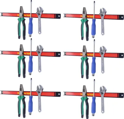 Immagine prodotto di COSTWAY 6 x barra magnetica portautensili barra magnetica portautensili 46cm