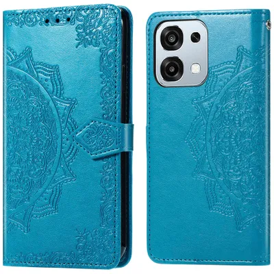 Image de imoshion Mandala Bookcase pour Oppo A6 Pro (5G) - Turquoise