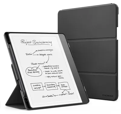 Obrázek produktu pro Stojanový obal MoKo pro Kindle Scribe 10,2" (modely 2024/2022), černý – určený pro Kindle Scribe 10,2" (modely 2022/2024)
