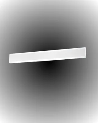 Produktbild von 24-W-LED-Wandleuchte aus weißem Aluminium, 1920 lm, mit integriertem Farbtemperaturwähler und satiniertem Diffusor - Perenz