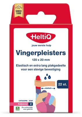 Produktbild von Heltiq Fingerpflaster 120 x 20 mm (22 Stück)