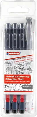 Produktbild von Edding 1800-2185, Ausziehbarer Gelschreiber, Schwarz, Mehrfarbig, Multi, 0,7 mm, 4 Stück(e)
