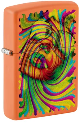 Produktbild von Zippo Sturmfeuerzeug - Sunglasses Woman, Orange Matte, Color Image - Nachfüllbar