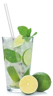 Produktbild von Trinkhalme aus Glas mit Bürste (4-stück)