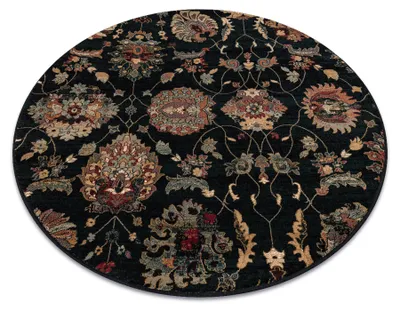 Imagen del producto de Alfombra de lana SUPERIOR circulo LATICA oscuro azul circulo 200 cm