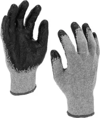Obrázok produktu pre Latexhandschuhe Grau-Schwarz L212509P, 12 Paar, "9", Ce, Lahti