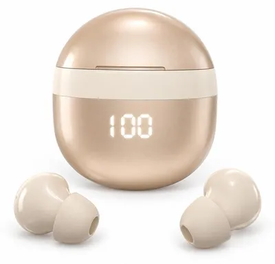 Produktbild von Bluetooth Ohrhörer Mini, kabellose TWS In-Ear Kopfhörer, ultraklein & leicht, Bluetooth 5.3, ENC-Geräuschreduzierung, Touch-Steuerung, 24 Std. Akku