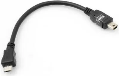 Produktbild von System-S Mini USB (male) zu Micro USB (male) Kabel ca. 10 cm