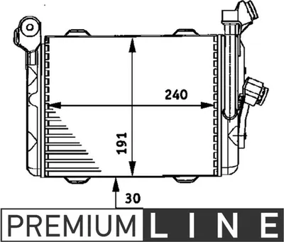 Produktbild von MAHLE CLC 33 000P Ölkühler für BMW 5 (E39)
