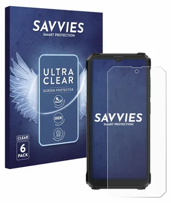 A product shot of a phone screen protector and its packaging.