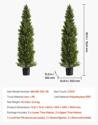Produktbild von Topiary-Bäume, realistische Erscheinung, wetterbeständig, 60inch