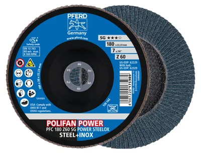 Produktbild von PFERD 67786185, 18 cm, 8500 RPM, 60 g, 10 Stück(e)