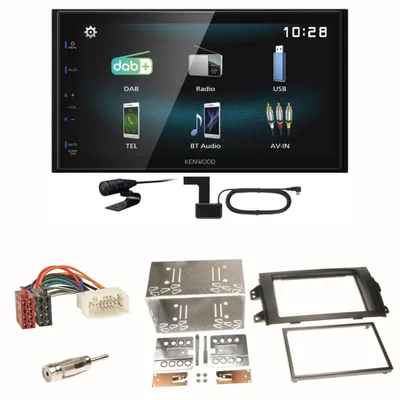 Produktbild von Kenwood DMX-125DAB Bluetooth MP3 DAB+ USB Einbauset für Suzuki SX 4 Fiat Sedici