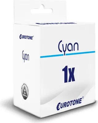 Produktbild von 1x XXL Eurotone Tintenpatrone Alternative für Epson T3362 33XL C13T33624010 Blau Cyan