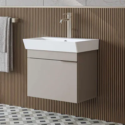 Obrázok produktu pre Skye Decor, kvalitná skrinka do kúpeľne s umývadlom, pieskovec, 59 cm, 100% melamín