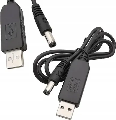 Obrázek produktu pro USB převodník Zástrčka DC 5,5x2,1 mm 5V-12V Step Up