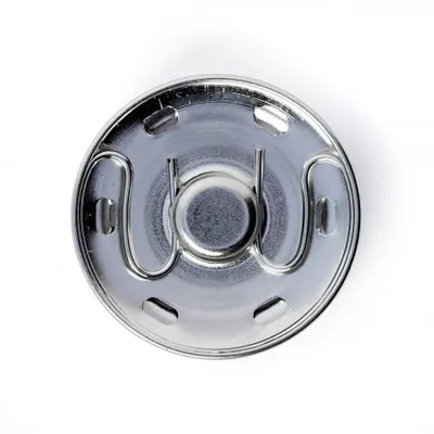 Produktbild von PRYM Annäh-Druckknöpfe, Messing, Ø 30 mm, silber – 2 Stück