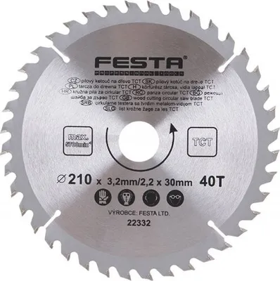 Produktbild von Kreissägeblatt für Holz TCT 210mm/3. 2/30/40