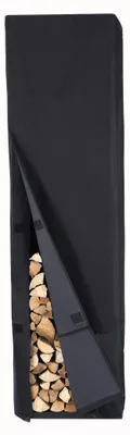 Image de Lendo Online Housse pour Range-bûches 100x25x196 cm Noir