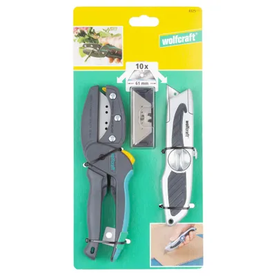 Obrázek produktu pro Wolfcraft Sada nůžek a řezáku 4325000