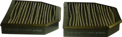 Produktbild von PURFLUX AHC407-2 Innenraumfilter Pollenfilter passend für MERCEDES-BENZ SL (R129) Aktivkohle