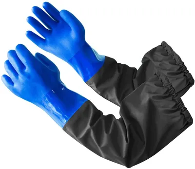 Produktbild von Lange Wasserdichte Gummihandschuhe 68 cm