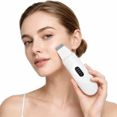 Produktbild von Porenreiniger Gesicht, Mitesserentferner mit 4 Modi, Gesichtsschaber zur Tiefenreinigung, wiederaufladbar, USB, wasserfest
