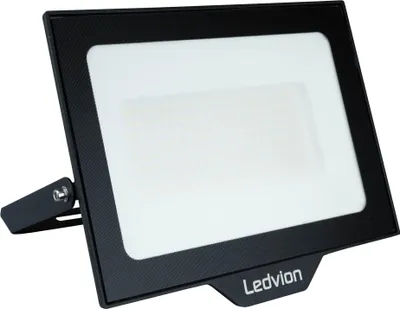 Obrázek produktu pro Ledvion – LED reflektor, včetně 0,5 m kabelu, 100 W, 4000 K, 12 000 lumenů, IP65 vodotěsný, včetně rychlého připojení