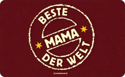Produktbild von Beste Mama der Welt - Frühstücksbrettchen - Resopal Brettchen