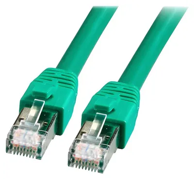Produktbild von EFB RJ45 Patchkabel S/FTP Cat8.1 LSZH GRUEN 3,0m Aussendurchmesser 8mm Uebertragungsstandards 25Gbit 40Gbit