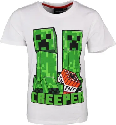 Produktbild von Minecraft Creeper kurzarm T-Shirt Baumwolle – 116