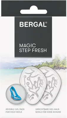 Produktbild von Bergal Damen Einlegesohle Magic Step Fresh transparent