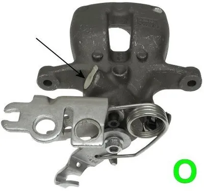 Produktbild von TEXTAR Bremssattel Hinten Rechts für VW Caddy III Kombi (2KB, 2KJ, 2CB, 2CJ) Ø41mm Grau 38053100