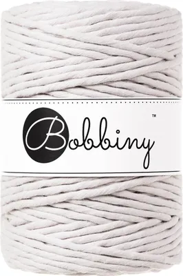 Obrázek produktu pro Bobbiny Macrame Cord 5 mm 100 m Moonlight Šňůra