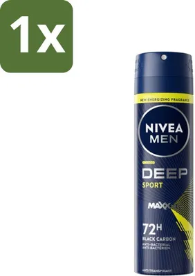 Obrázok produktu pre NIVEA MEN - Dezodorant v spreji - Deep Sport - 150 ml - 1 balenie