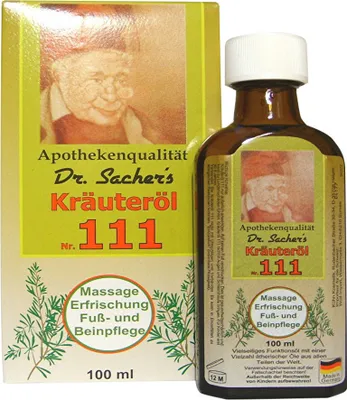 Produktbild von Dr. Sacher´s Kräuteröl Nr. 111 Ölmischung, 100 ml Lösung