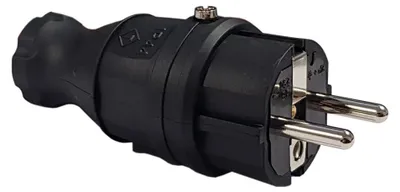 Obrázok produktu pre UniSchuko gumený konektor, 16A, 230V, IP44, model MXG-19, kód 5894