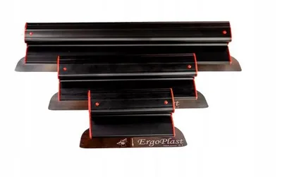 Produktbild von Professionelle Kelle, Olejnik, Ergoplast, Edelstahl, 25 cm x 0,3 mm, schwarz