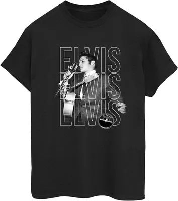 Produktbild von Elvis - T-Shirt für Damen BI43238 (S) (Schwarz)