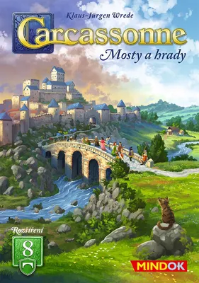 Zdjęcie produktu dla Mindok Carcassonne rozszerzenie 8: Mosty i zamki (2025)
