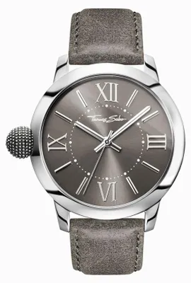 Produktbild von Thomas Sabo Herren Armbanduhr REBEL WITH KARMA 46 mm Armband Leder WA0294-273-210-46 MM
