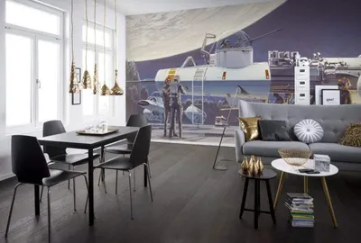 Zdjęcie produktu dla Tapeta flizelinowa Komar "Star Wars Classic RMQ Yavin Y-Wing" - rozmiar: 500 x 250 cm (szerokość x wysokość), 10 paneli