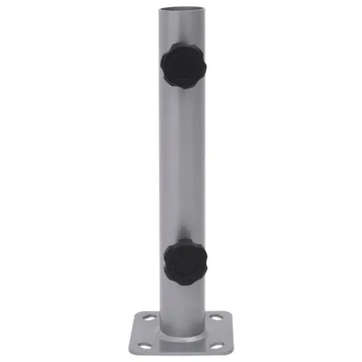 Immagine prodotto di Base per Ombrellone per Palo da Ø32/34/38 mm Argento in Acciaio