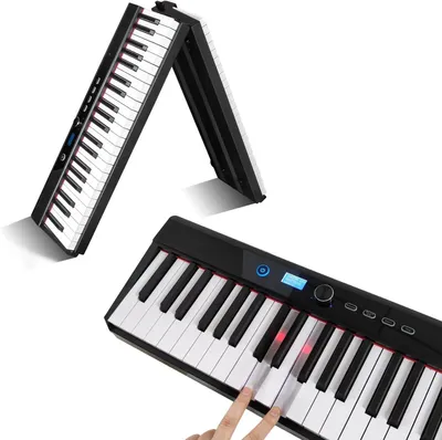 Immagine prodotto di Tastiera pieghevole per pianoforte con 88 tasti - Pianoforte digitale - Tastiera - Pianoforte elettrico