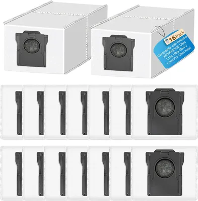 Produktbild von 16 Zubehör für Dreame L10s Ultra Gen 2/X50 Ultra/X40/X30 Ultra/L10 Ultra Gen 3/L10s Pro/Aqua10 Ultra/X40/X50 Master & Mova E30 Ultra/E40 Ultra/Z50 Ultra/V50 Ultra/P50/P50s Ultra Staubbeutel