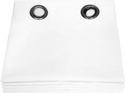 Produktbild von MOONDREAM  Verdunkelungsvorhang | Licht+Sonnenschutz | 100% Lichtschutz | Ösen | Weiß MC720 | 135B x 250H cm