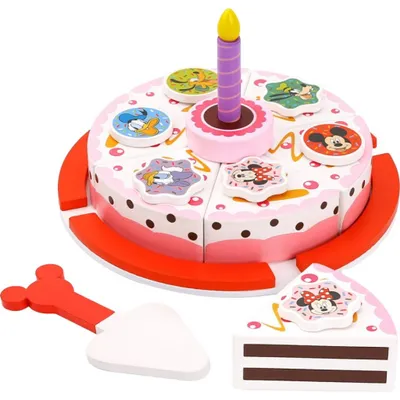 Obrázek produktu pro Tooky Toy Mickey Mouse dřevěný narozeninový dort 18 měsíců