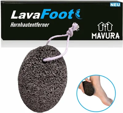 Produktbild von LavaFoot Lavastein Hornhautentferner Hornhauthobel Die alternative zu Bimsstein