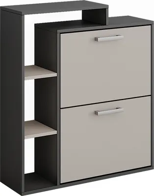 Produktbild von Schuhkipper Vicco Orlando Anthrazit/Greige 80 x 90 cm, Model 53247